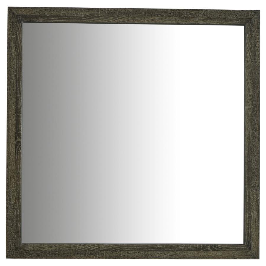 Wright - Dresser Mirror - Brown Oak Mirrors by Coaster Fine Furniture - Walls Furniture & Mattress