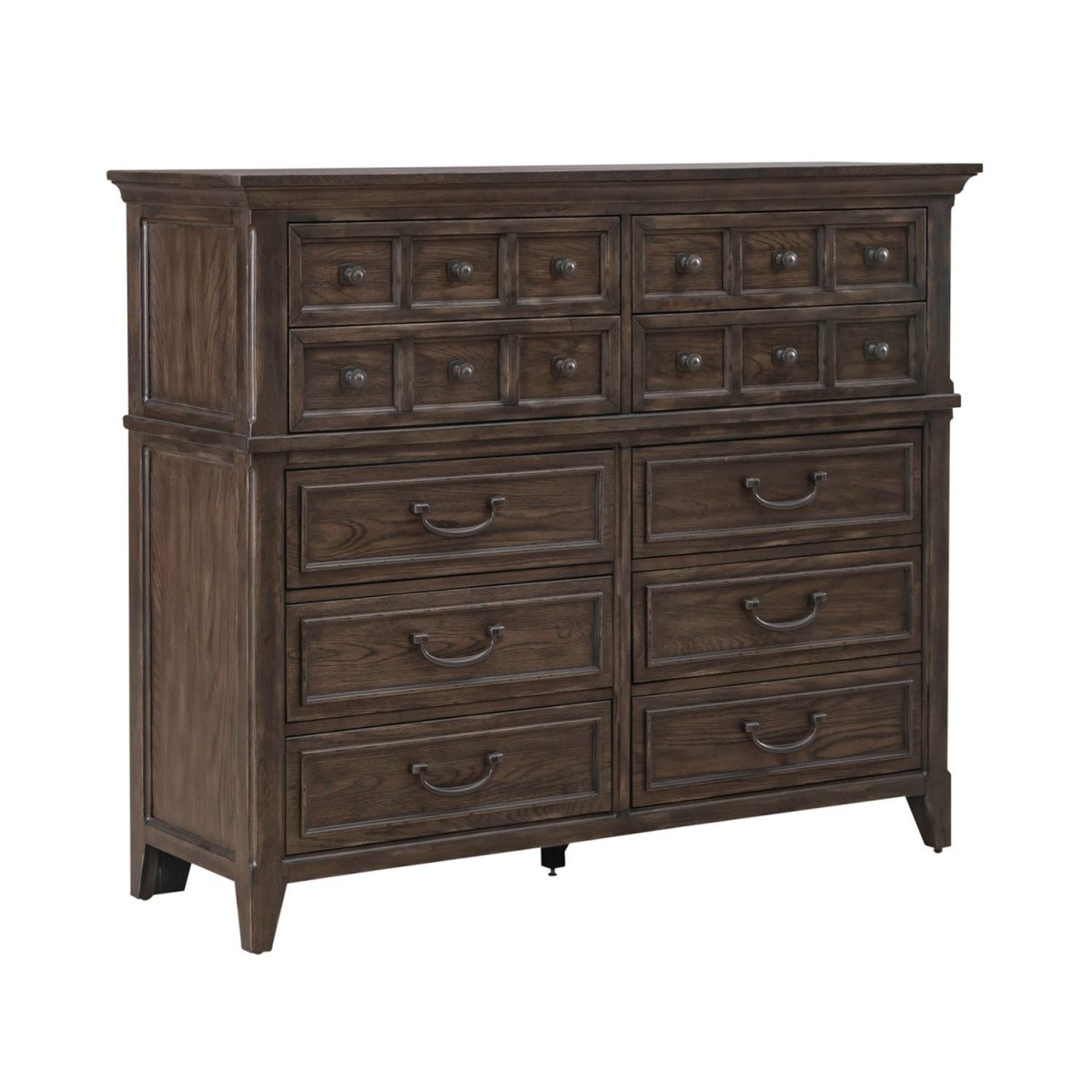 Paradise Valley - 10 Drawer Chesser - Dark Brown Dressers by Liberty Furniture - Walls Furniture & Mattress