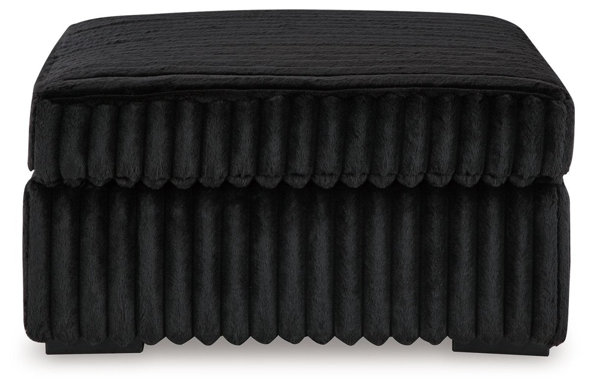 Midnight - Madness - Oversized Accent Ottoman Accent Ottomans by Signature Design by Ashley® - Walls Furniture & Mattress