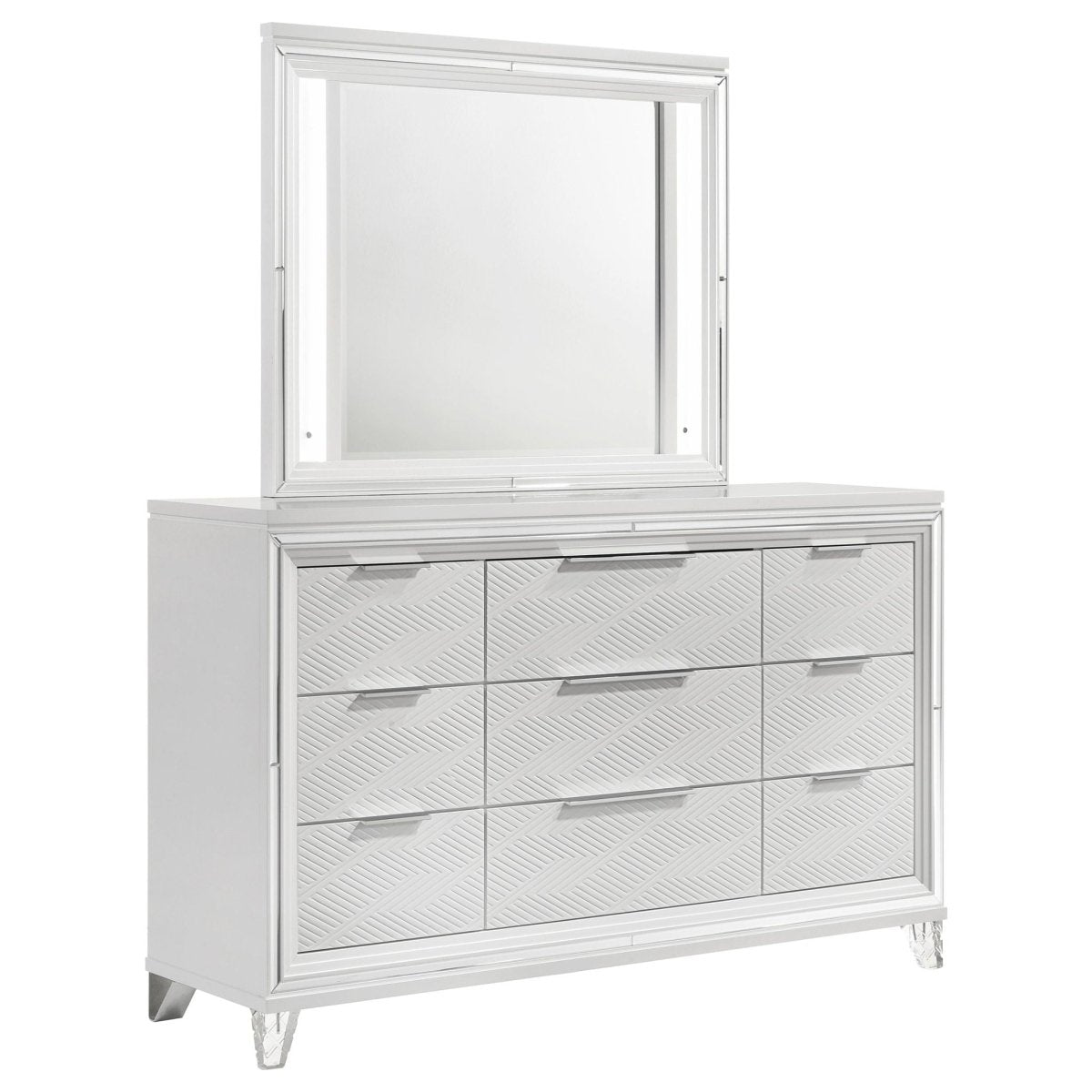 Marmore - 9 - Drawer Dresser Dressers by Coaster Fine Furniture - Walls Furniture & Mattress
