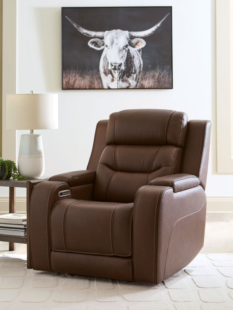 Knightington - Power Recliner With Audio Seating Reclining Chairs by Signature Design by Ashley® - Walls Furniture & Mattress