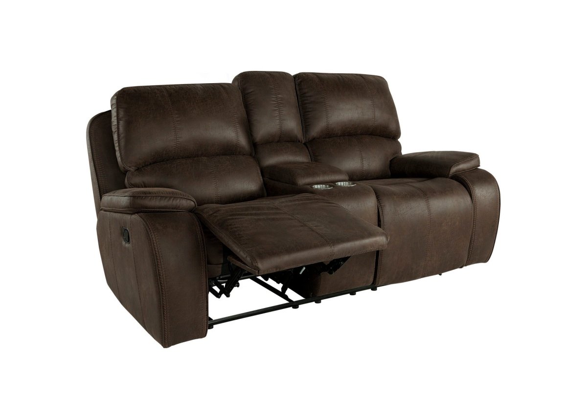 Brookings - Console Loveseat Reclining Loveseats by New Classic - Walls Furniture & Mattress