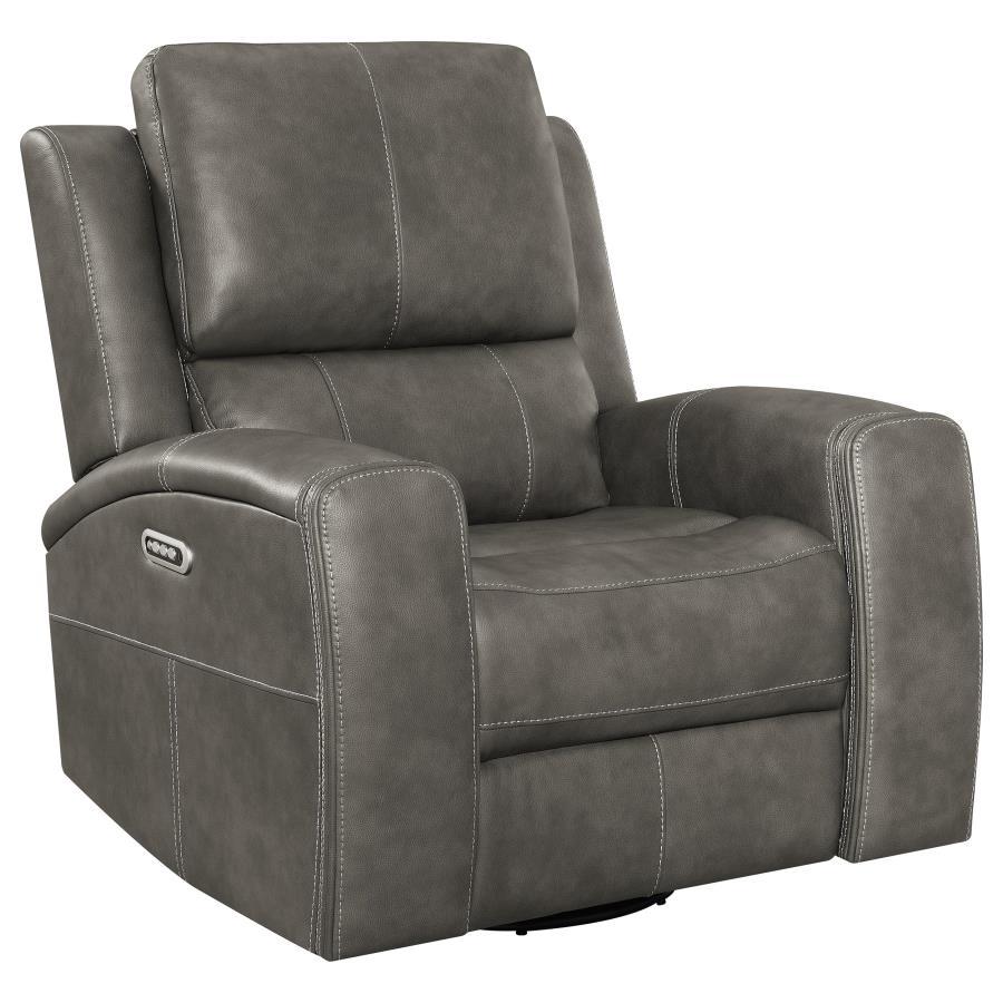 Brickston - Triple Power Swivel Glider Recliner Swivel Glider Chairs by Coaster Fine Furniture - Walls Furniture & Mattress