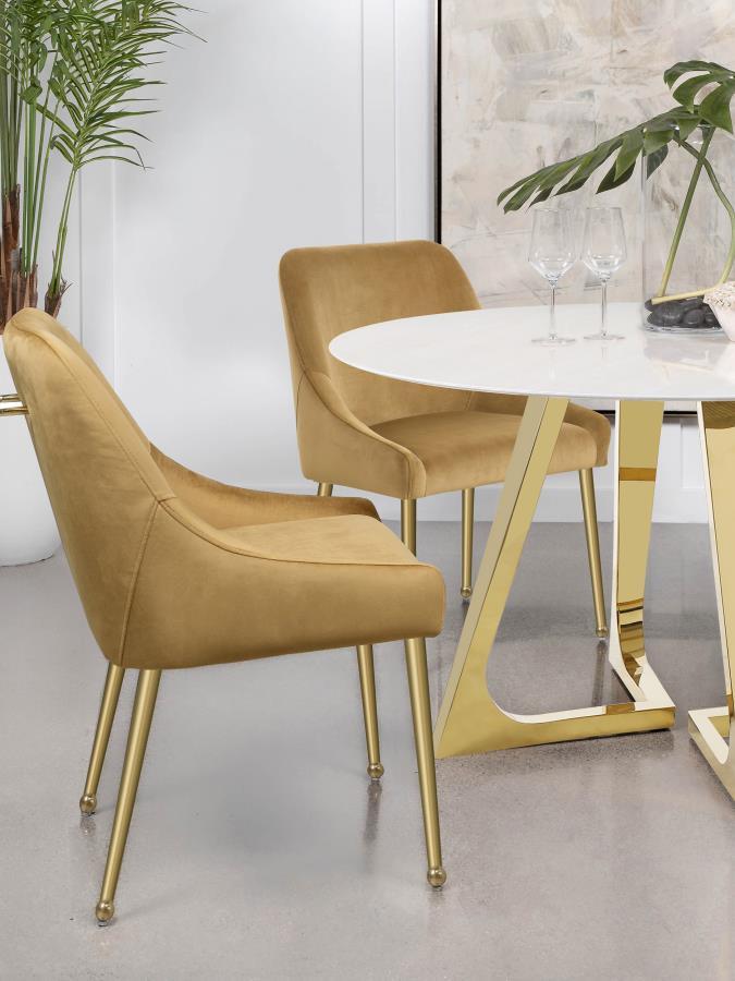 Mayette - Parsons Wingback Dining Side Chair (Set of 2) Chair Sets by Coaster Fine Furniture - Walls Furniture & Mattress