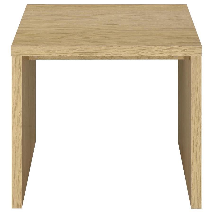 Canoga - Lift Top Cocktail Coffee Table Set - Light Oak Table Sets by Coaster Fine Furniture - Walls Furniture & Mattress