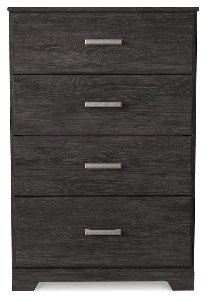 Belachime - Four Drawer Chest - Charcoal Accent Chests by Signature Design by Ashley® - Walls Furniture & Mattress