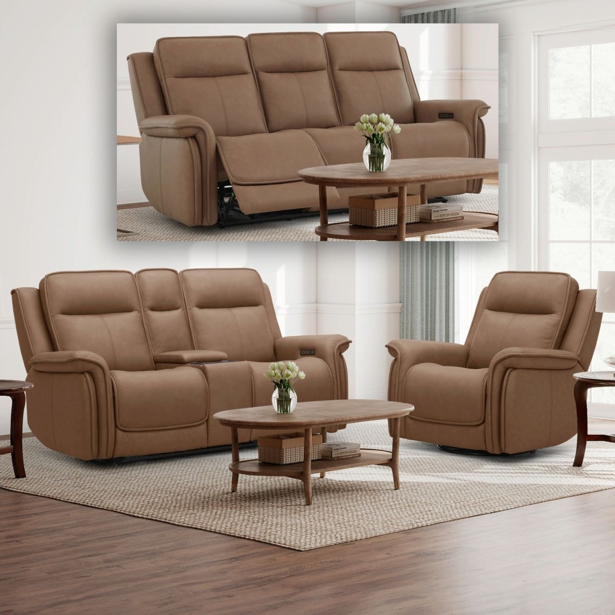 Cora - Sofa Set Reclining Sofas & Loveseats by Liberty Furniture - Walls Furniture & Mattress