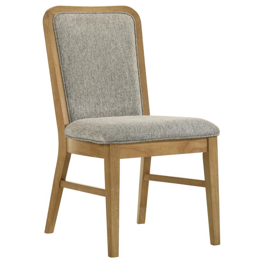 Croyden - Dining Side Chair (Set of 2) - Gray / Weathered Natural Chair Sets by Coaster Fine Furniture - Walls Furniture & Mattress