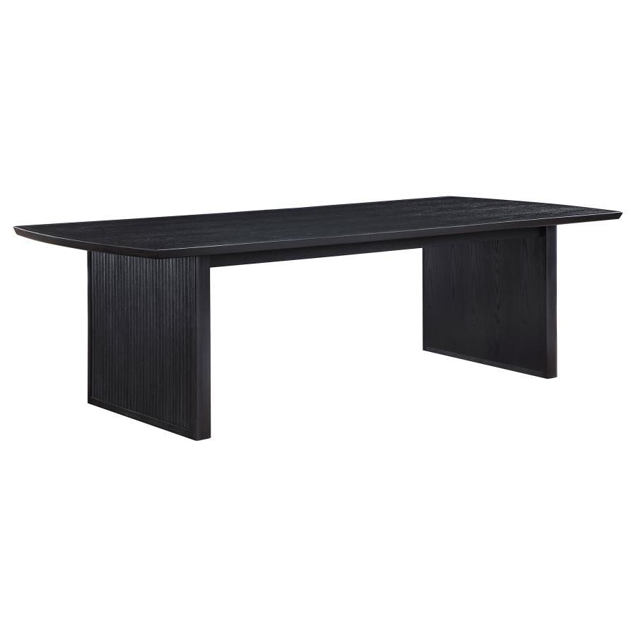 Brookmead - Extension Leaf Dining Table - Black Dining Tables with Extensions by CoasterEssence - Walls Furniture & Mattress