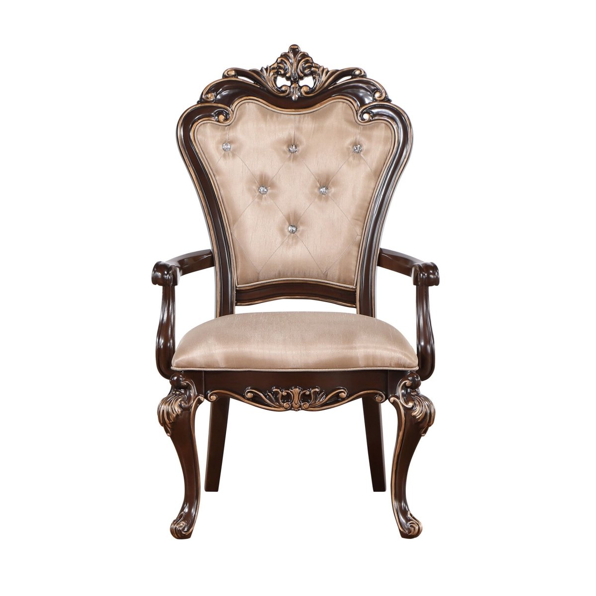 Constantine - Arm Chair (Set of 2) - Cherry Chair Sets by New Classic - Walls Furniture & Mattress