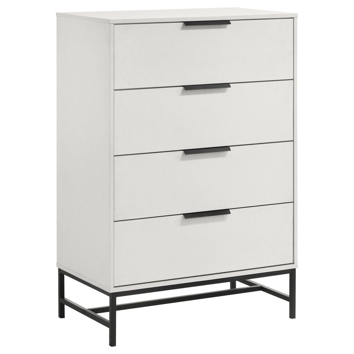 Sonora - 4 - Drawer Bedroom Chest - White Accent Chests by Coaster Fine Furniture - Walls Furniture & Mattress