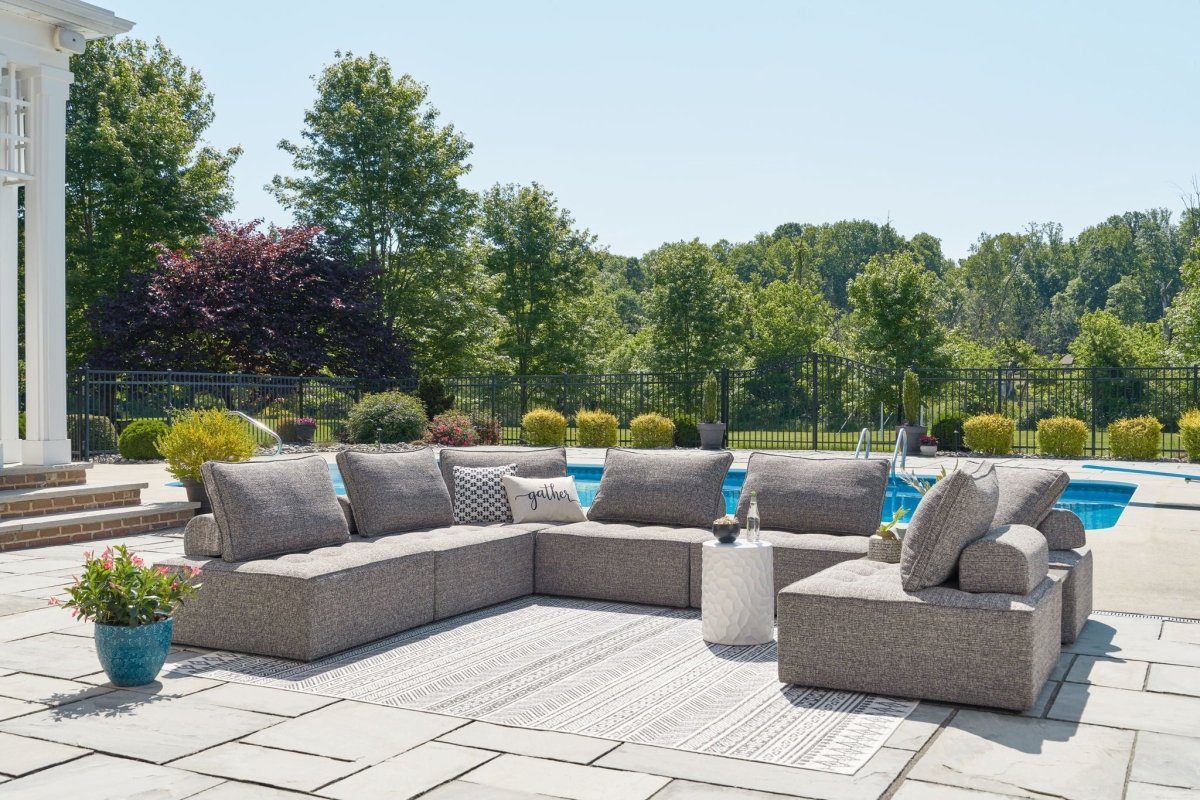 Bree Zee - Outdoor Sectional Stationary Sectionals by Signature Design by Ashley® - Walls Furniture & Mattress