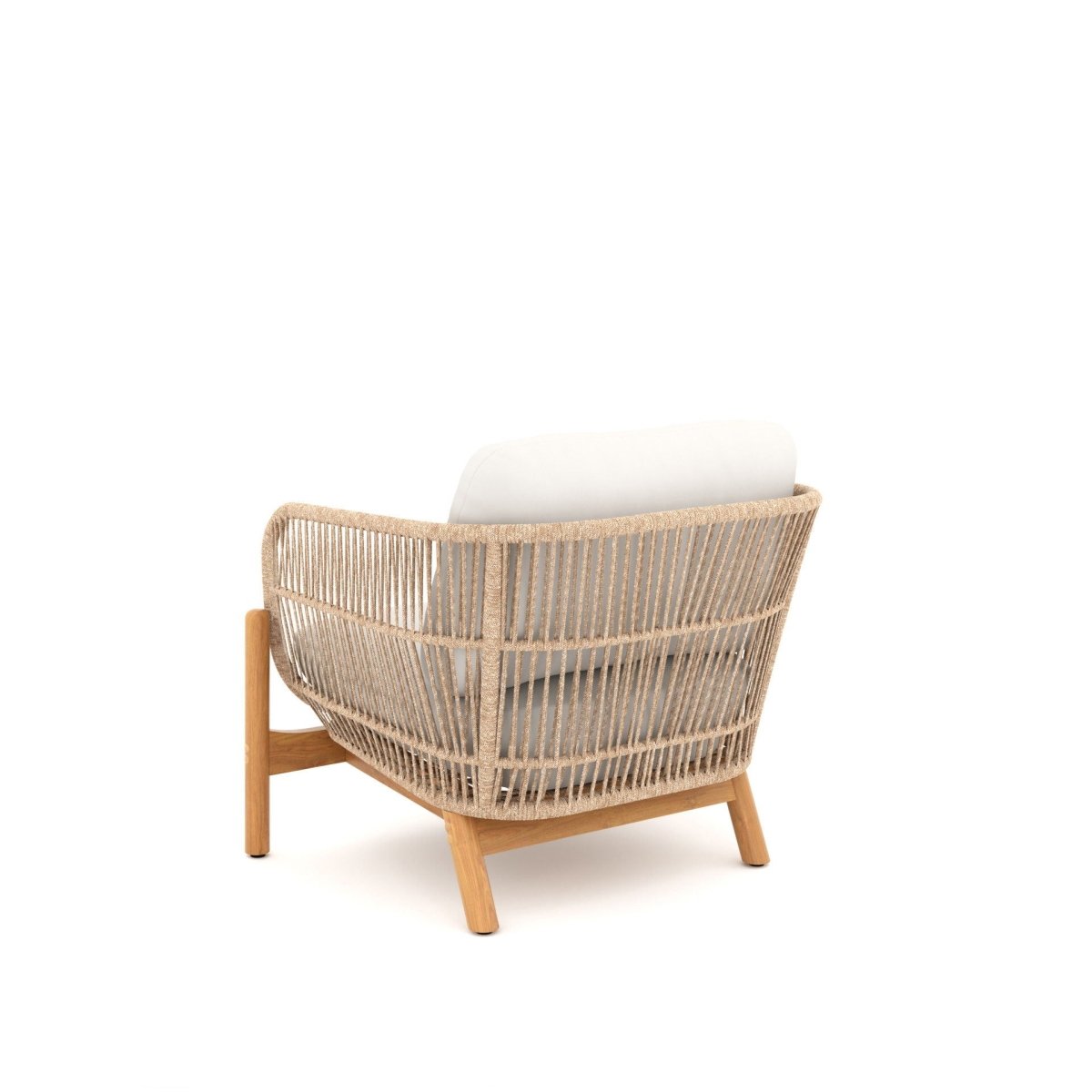 Solstice - Rope Club Chair - Linen Beige Arm Chairs by New Classic - Walls Furniture & Mattress