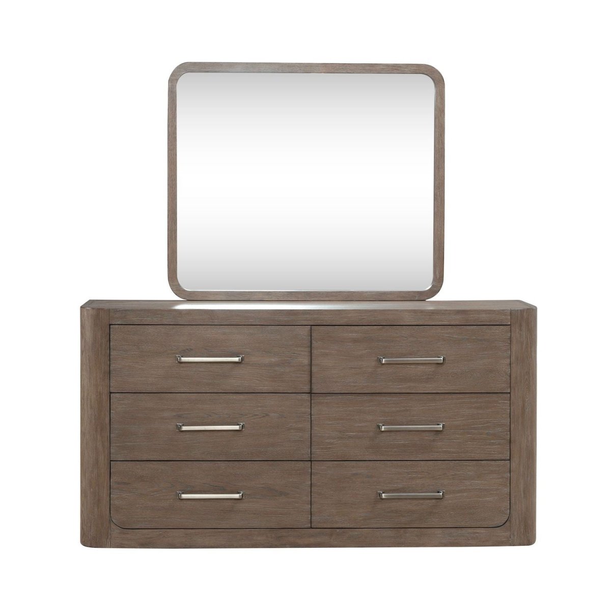 South Bend - Dresser & Mirror - Brown Dresser & Mirror by Liberty Furniture - Walls Furniture & Mattress