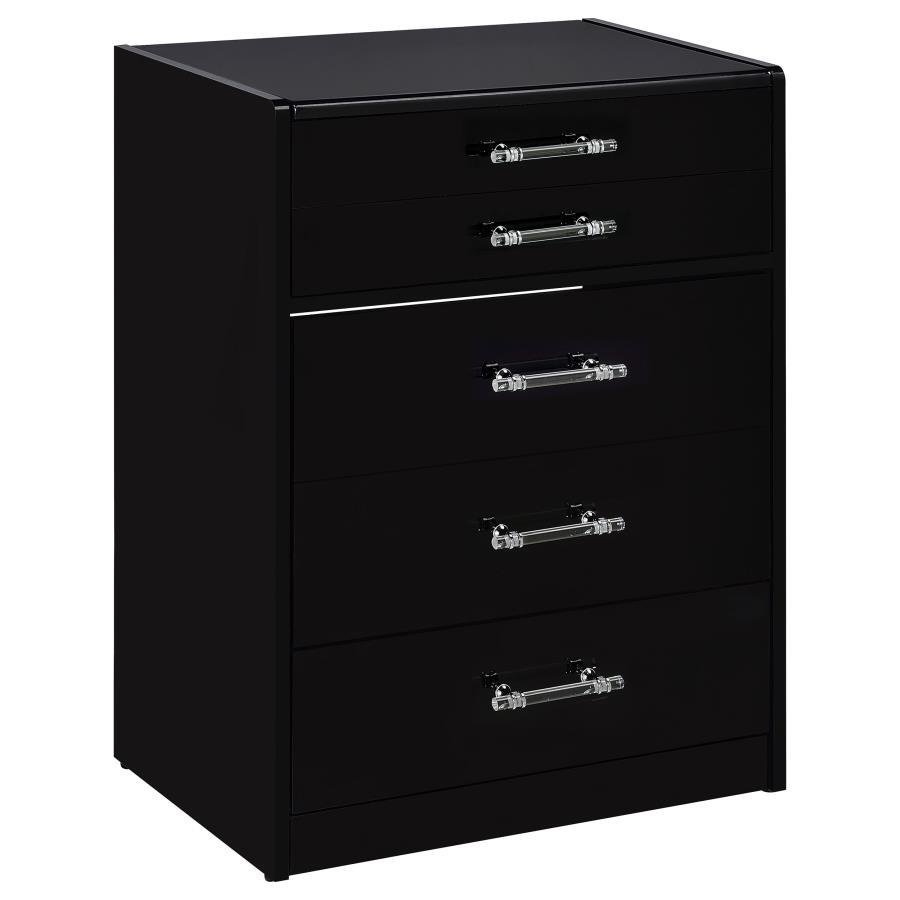 Danbury - 3 - Drawer Makeup Vanity & Stool Set Vanity Sets by Coaster Fine Furniture - Walls Furniture & Mattress