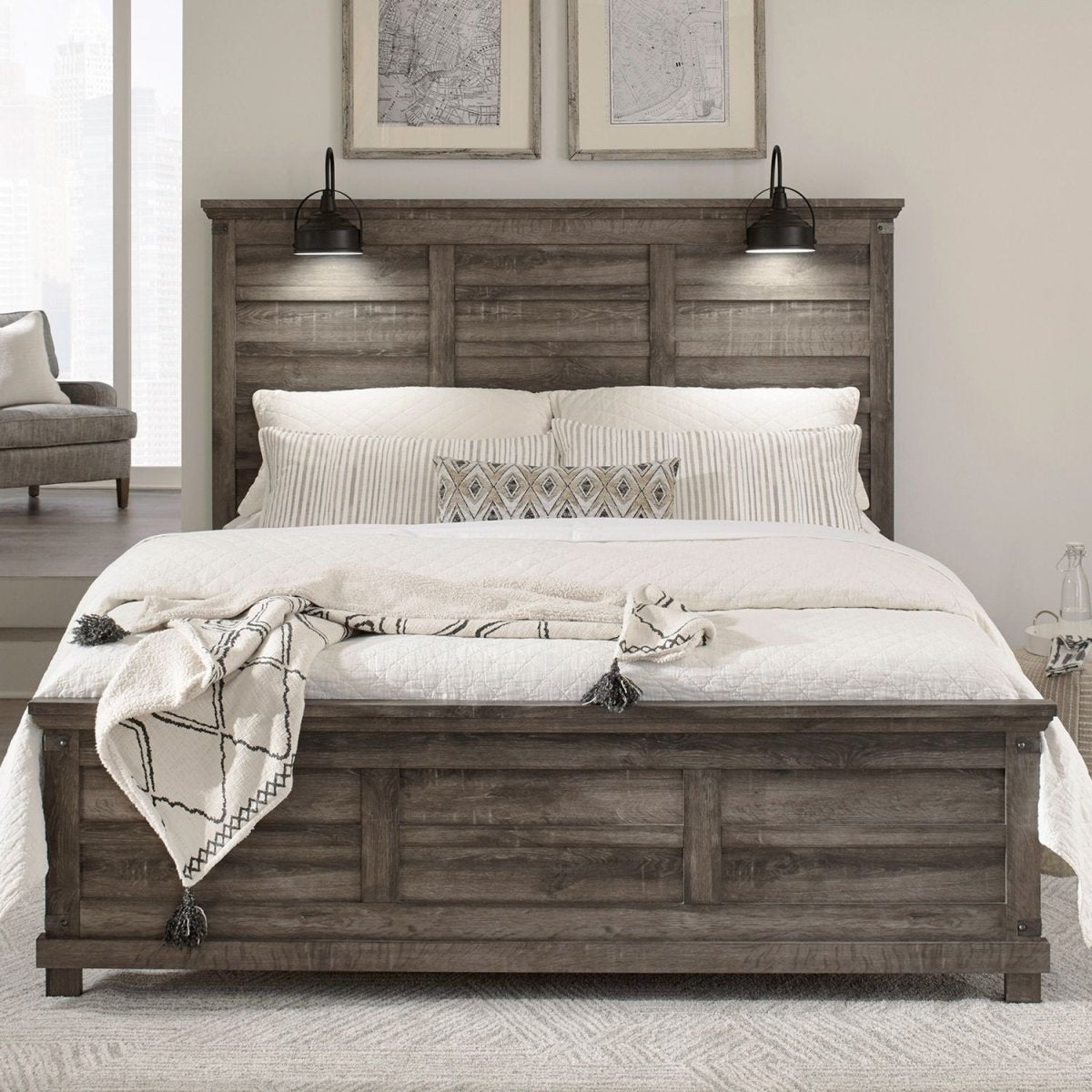 Lakeside Haven - Optional Panel Bed Panel Beds by Liberty Furniture - Walls Furniture & Mattress