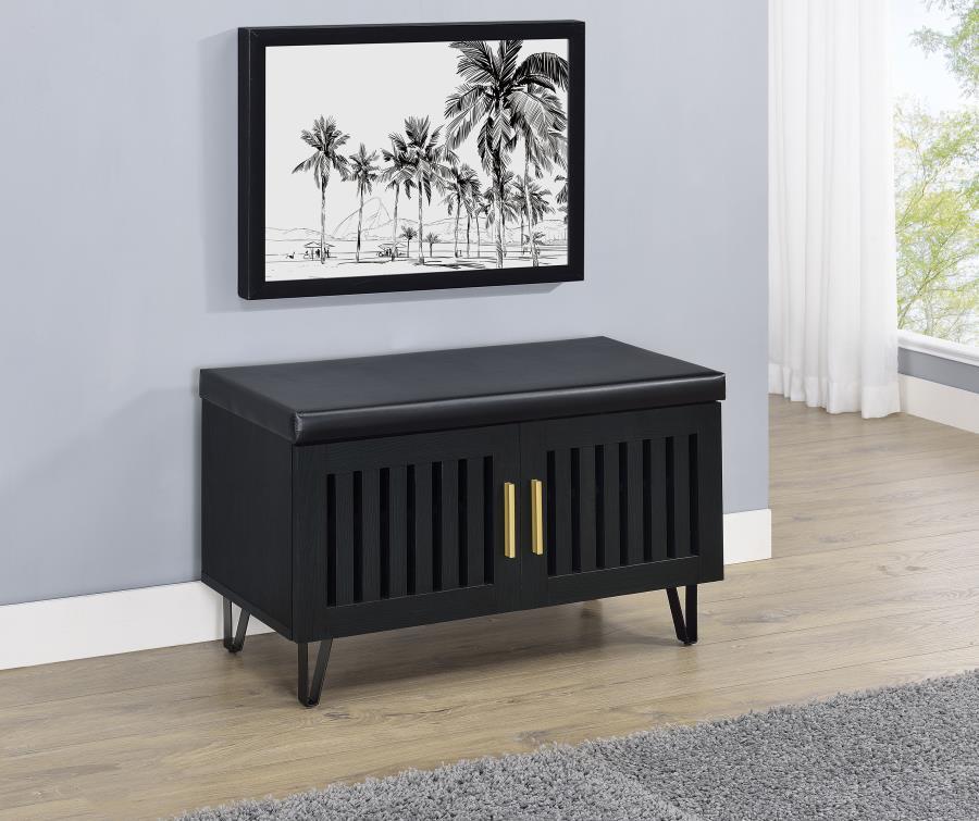 Brixton - 2 - Door Padded Entryway Shoe Storage Bench Storage Benches by Coaster Fine Furniture - Walls Furniture & Mattress