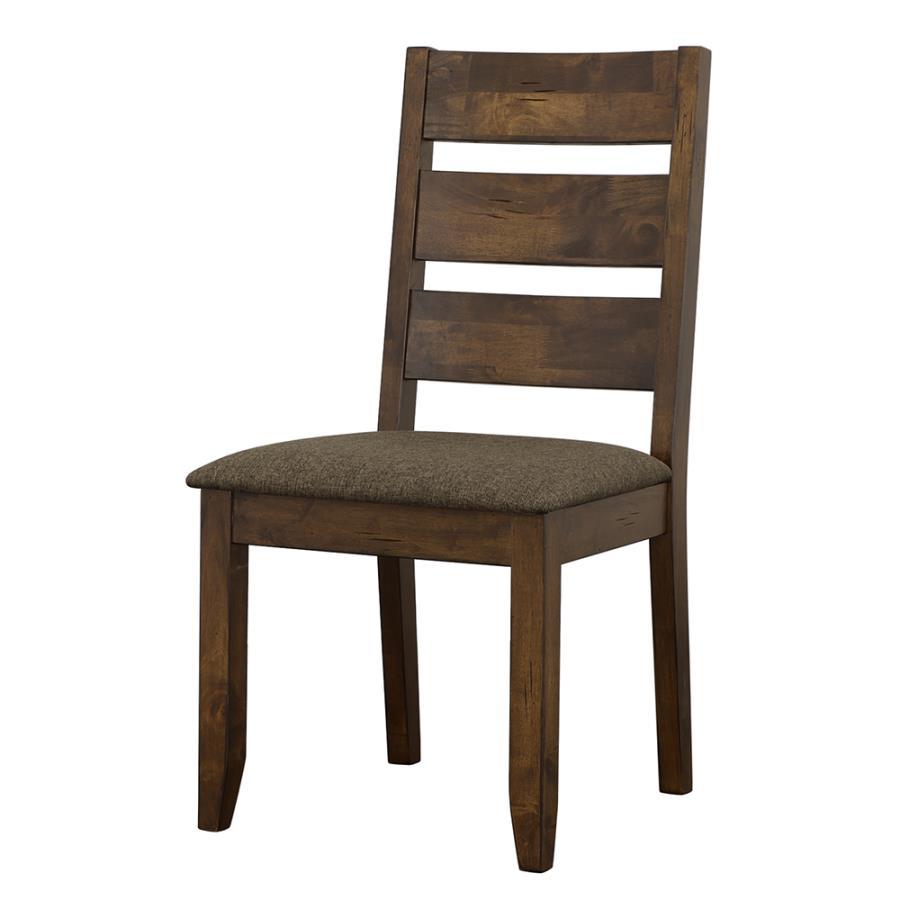 Alston - Wood Dining Side Chair (Set of 2) - Knotty Nutmeg Chair Sets by CoasterEveryday - Walls Furniture & Mattress