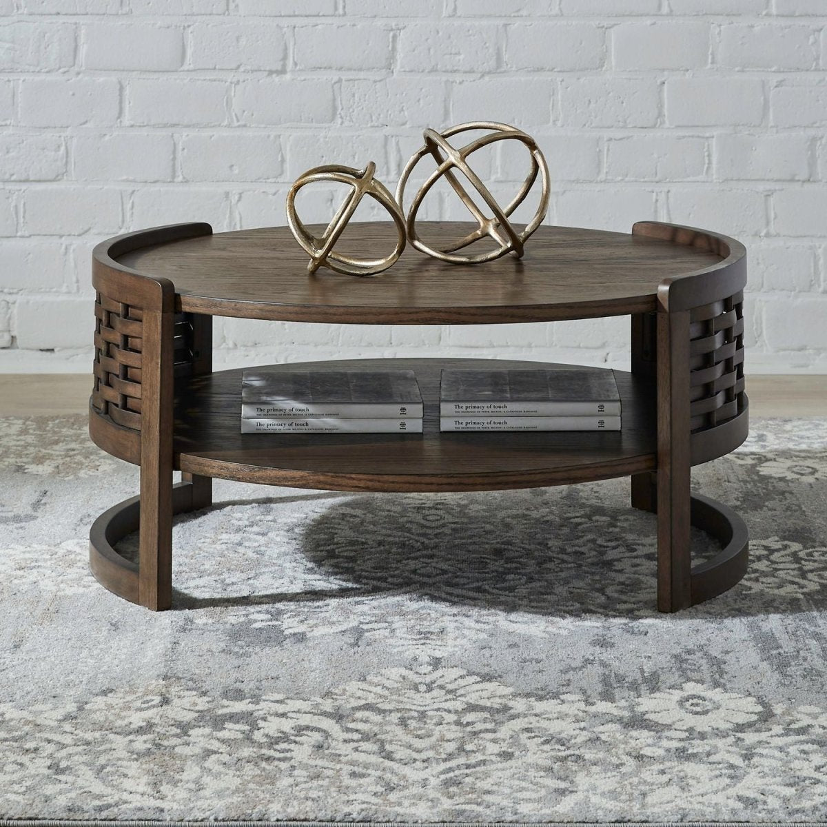 Warren Park - Round Table Cocktail Tables by Liberty Furniture - Walls Furniture & Mattress