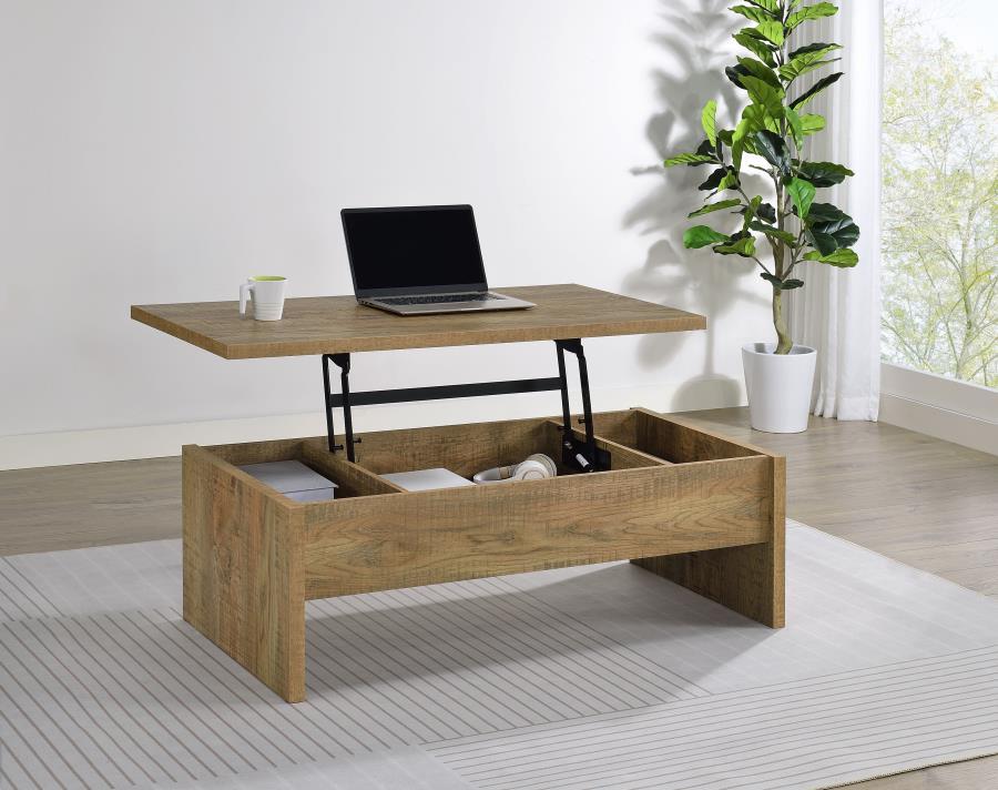Canoga - Engineered Wood Lift Top Cocktail Coffee Table - Mango Coffee Tables by Coaster Fine Furniture - Walls Furniture & Mattress