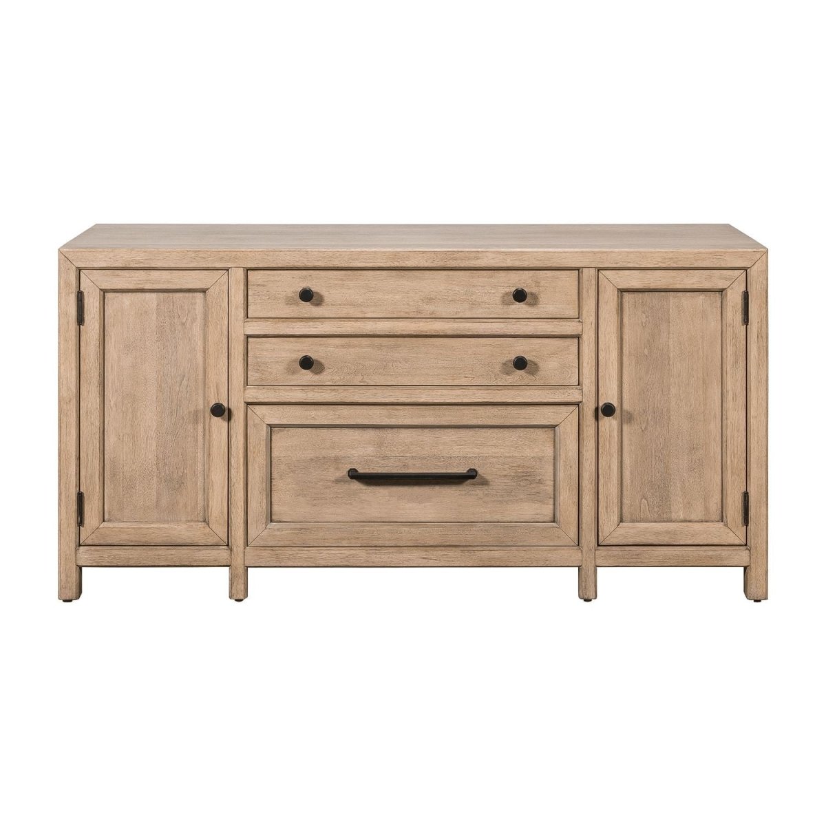 Proximity Place - Credenza - Barley Buff Credenzas by Liberty Furniture - Walls Furniture & Mattress