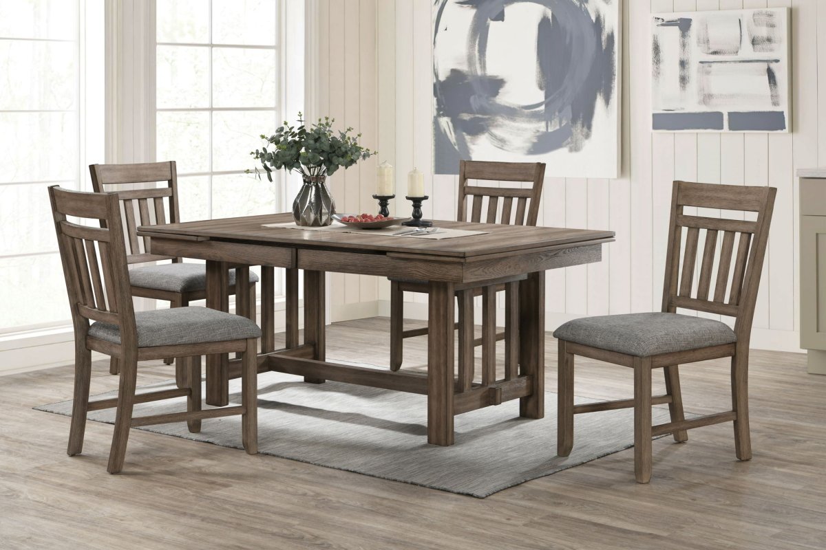 Harrisburg - Dining Table Set 5 Piece Dining Room Sets by New Classic - Walls Furniture & Mattress