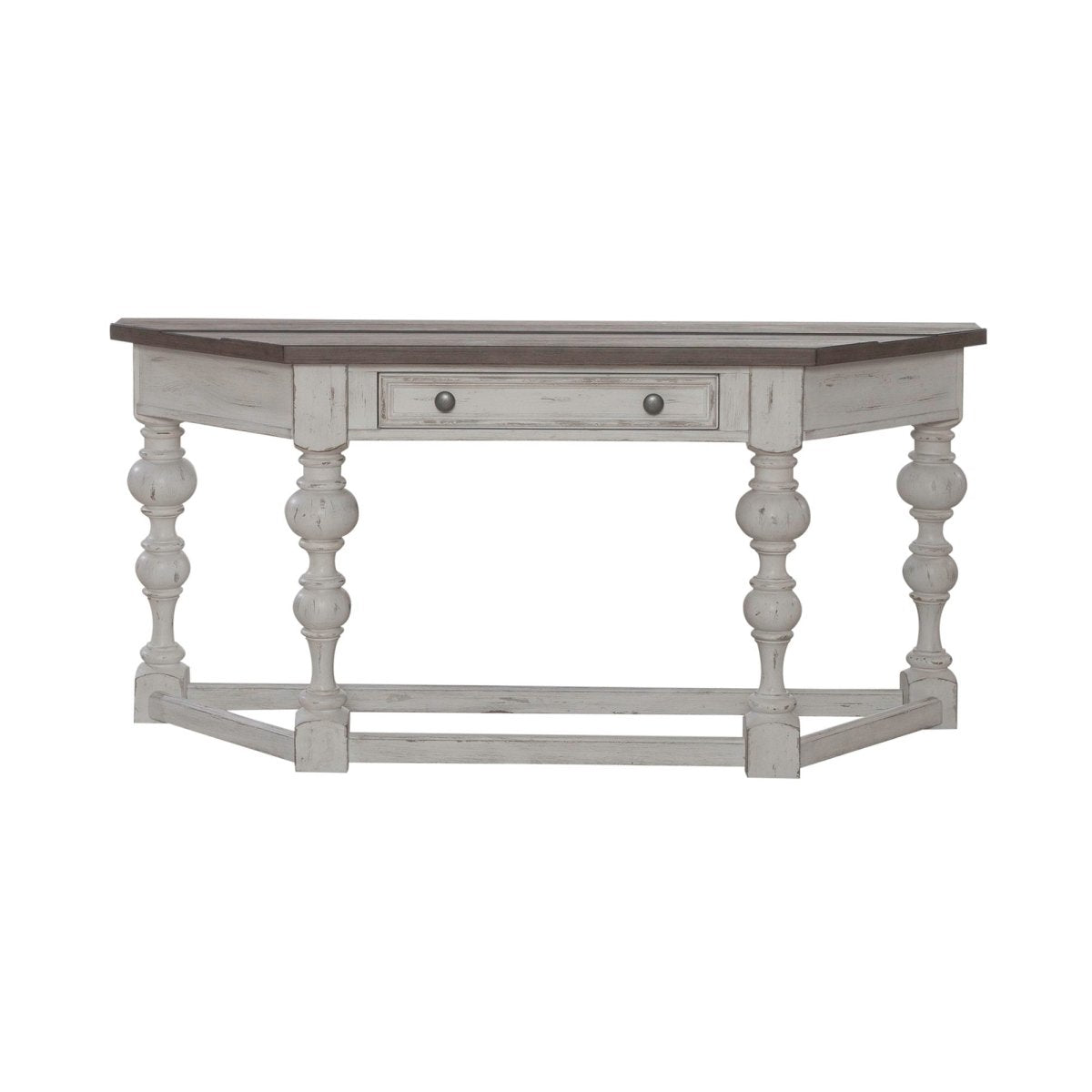 River Place - Accent Console Table - White Console Tables by Liberty Furniture - Walls Furniture & Mattress