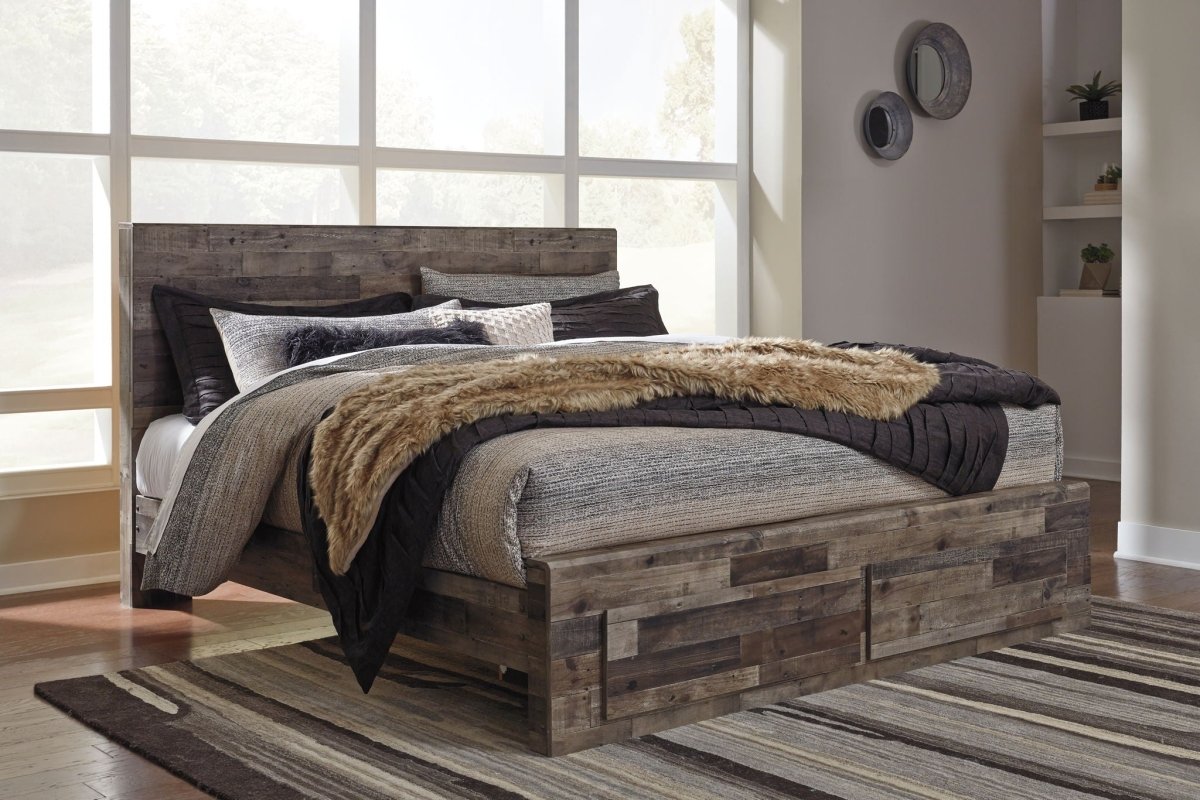 Derekson - Panel Bed Storage Beds by Benchcraft® - Walls Furniture & Mattress