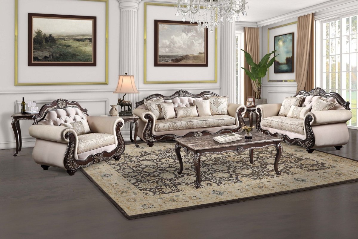 Palazzo Marina - Marble Table End Tables by New Classic - Walls Furniture & Mattress