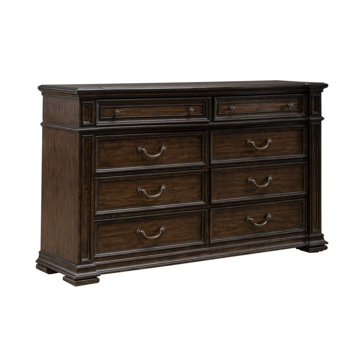 Provence Park - 8 Drawer Dresser - Brown Dressers by Liberty Furniture - Walls Furniture & Mattress