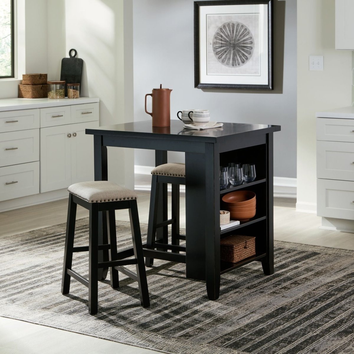 Brook Creek - 3 Piece Counter Set 3 Piece Dining Room Sets by Liberty Furniture - Walls Furniture & Mattress