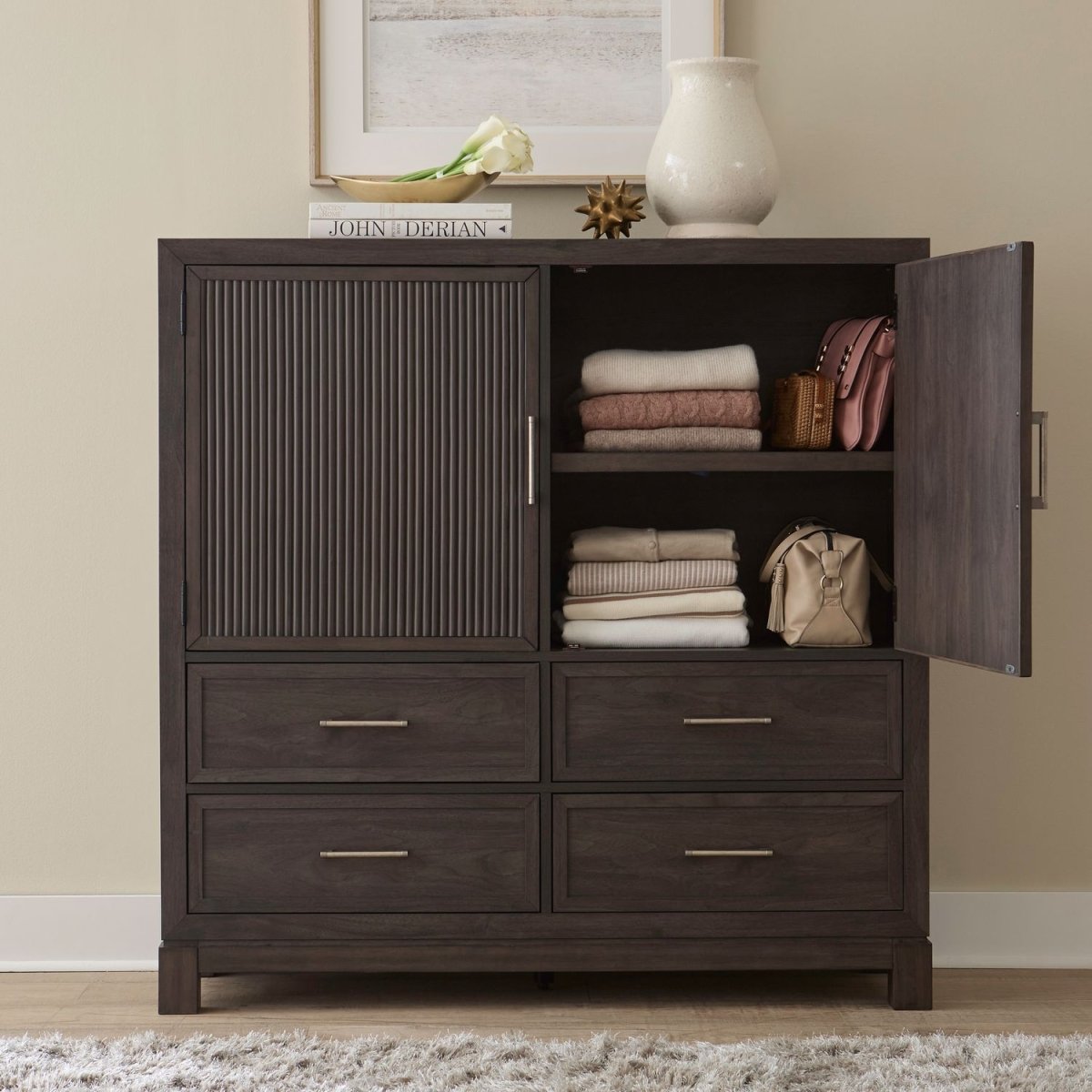 Modern Edge - Dressing Chest - Brown Accent Chests by Liberty Furniture - Walls Furniture & Mattress