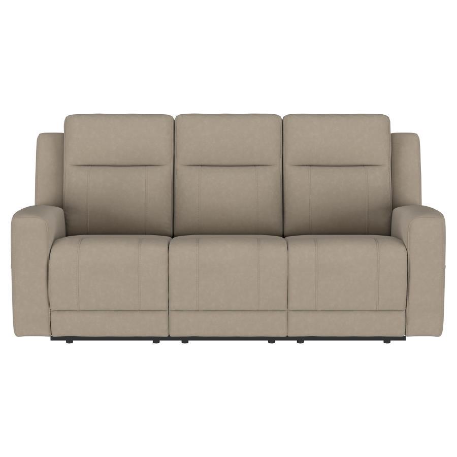 Brentwood - Upholstered Motion Reclining Sofa Reclining Sofas by Coaster Fine Furniture - Walls Furniture & Mattress