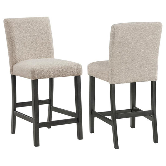 Alba - Boucle Upholstered Counter Height Dining Chair (Set of 2) Chair Sets by CoasterEveryday - Walls Furniture & Mattress