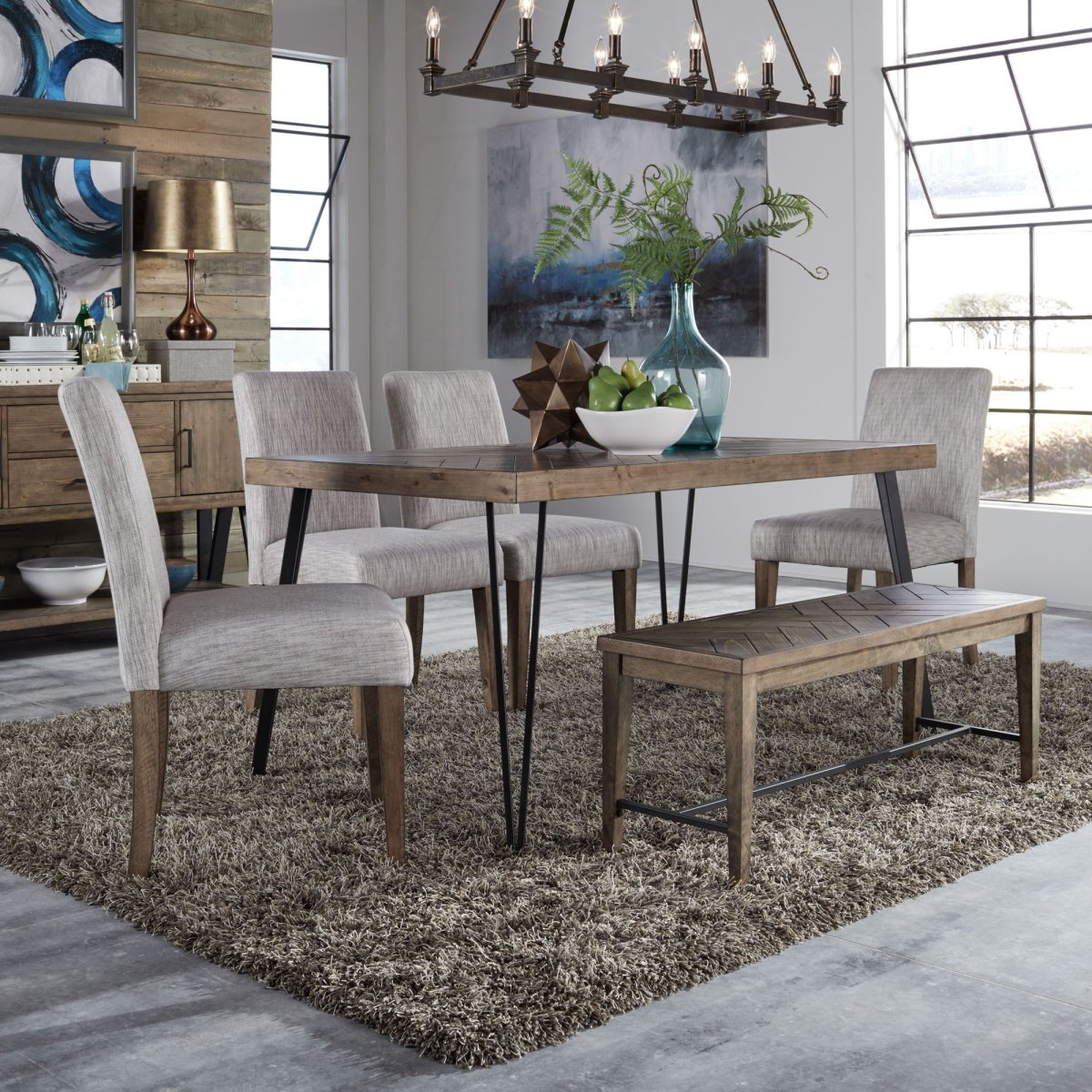 Horizons - Rectangular Leg Table - Light Brown Dining Tables by Liberty Furniture - Walls Furniture & Mattress