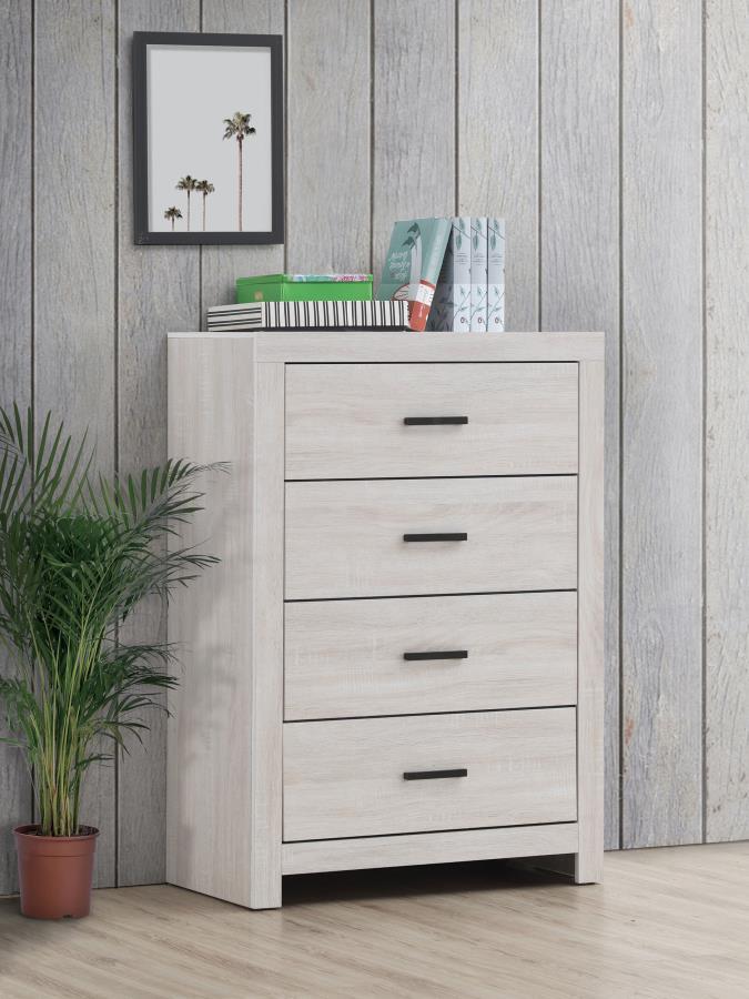 Brantford - 4 - Drawer Bedroom Chest Accent Chests by CoasterEveryday - Walls Furniture & Mattress