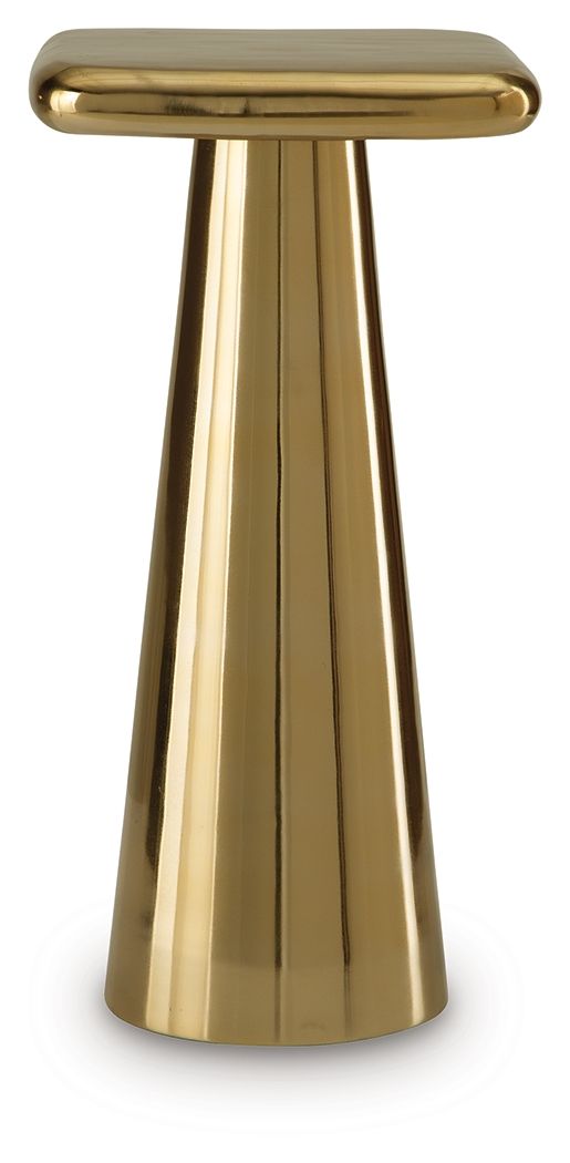 Dallenburg - Gold Finish - Accent Table Accent Tables by Signature Design by Ashley® - Walls Furniture & Mattress