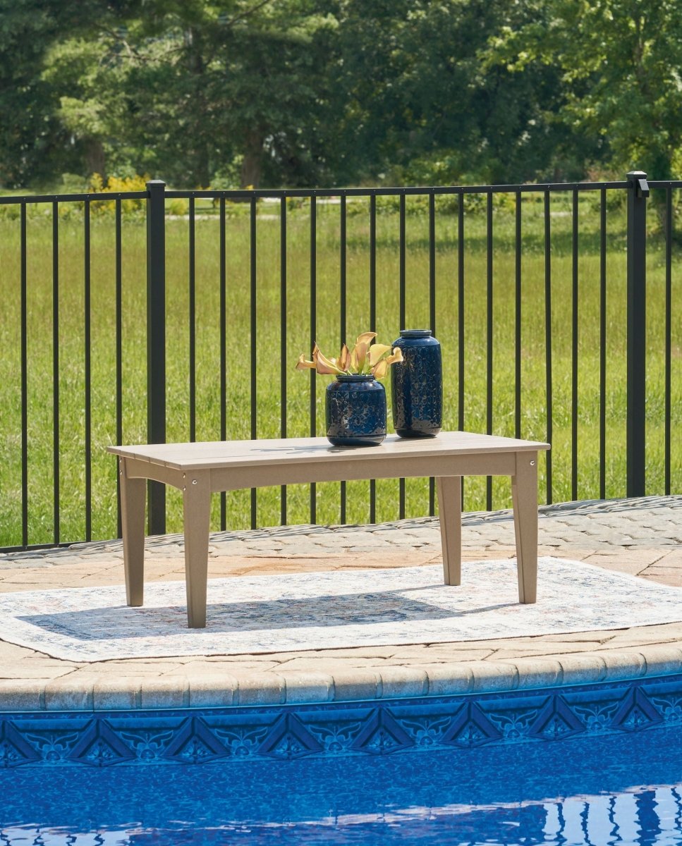 Hyland Wave - Rectangular Cocktail Table Coffee Tables by Signature Design by Ashley® - Walls Furniture & Mattress