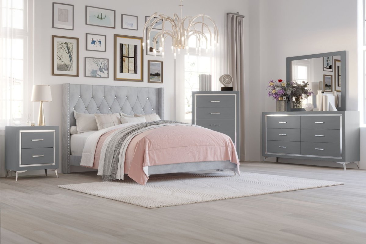 Huxley - Bedroom Set 4 Piece Bedroom Sets by New Classic - Walls Furniture & Mattress