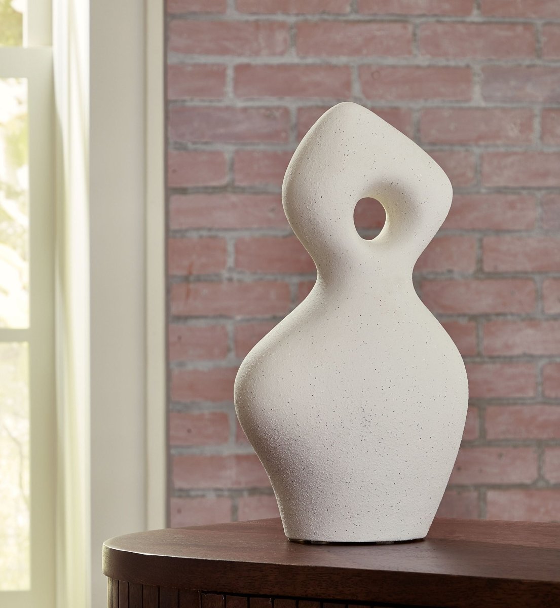 Arthrow - Sculpture - 14" - Off White Sculptures & Figurines by Signature Design by Ashley® - Walls Furniture & Mattress