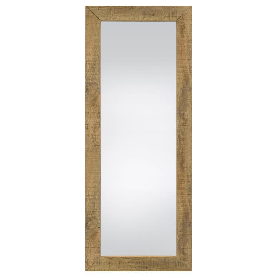 Cadence - Tempered Glass Full Length Mirror Floor Mirrors by Coaster Fine Furniture - Walls Furniture & Mattress
