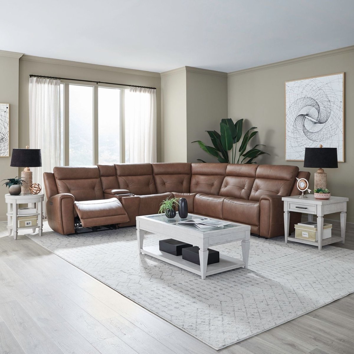 Beckham - Sectional Reclining Sectionals by Liberty Furniture - Walls Furniture & Mattress