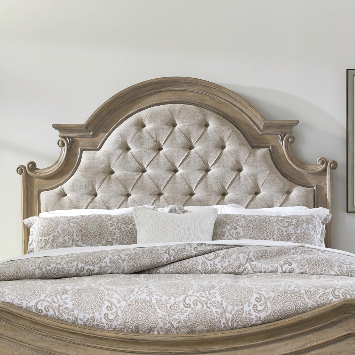 Magnolia Manor - Uph Panel Headboard Upholstered Headboards by Liberty Furniture - Walls Furniture & Mattress