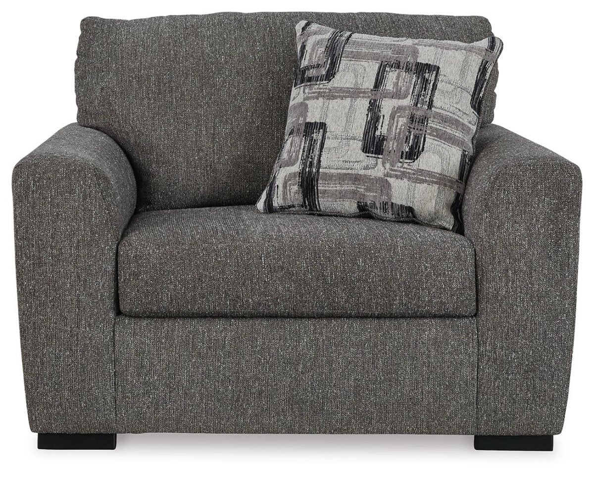 Gardiner - Chair And A Half - Pewter Arm Chairs by Signature Design by Ashley® - Walls Furniture & Mattress
