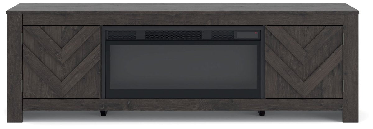 Cayboni - LG TV Stand With Fireplace Option TV Stands by Signature Design by Ashley® - Walls Furniture & Mattress