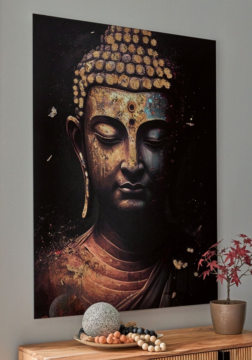 Caymoore - Wall Art - Black / Gold Finish Wall Decor by Signature Design by Ashley® - Walls Furniture & Mattress