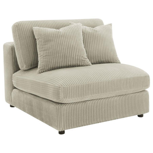 Blaine - Upholstered Armless Chair Armless Chairs by Coaster Fine Furniture - Walls Furniture & Mattress