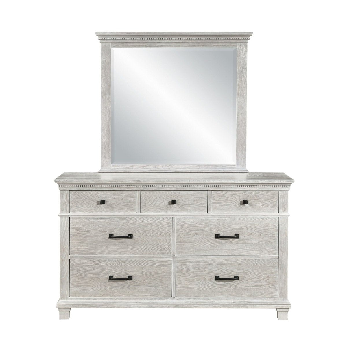 Silver Sands - Mirror - Gray Mirrors by New Classic - Walls Furniture & Mattress