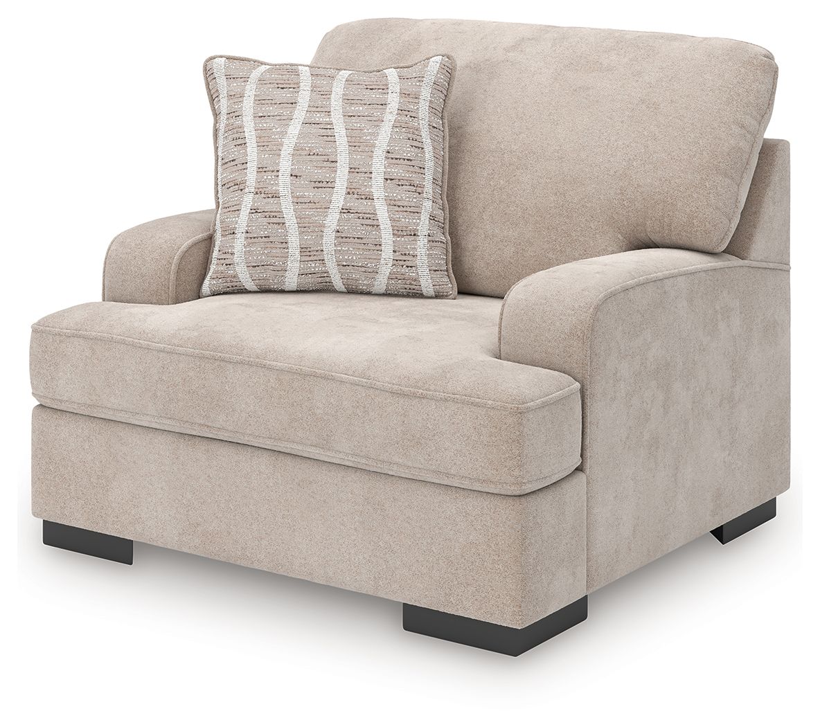 High Profile - Chair and a Half - Taupe Arm Chairs by Benchcraft® - Walls Furniture & Mattress