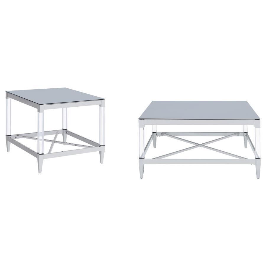Lindley - Square Coffee And End Table Set Table Sets by Coaster Fine Furniture - Walls Furniture & Mattress